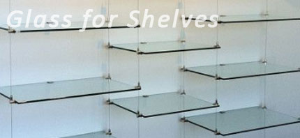 Buy online custom cut Glass Shelves